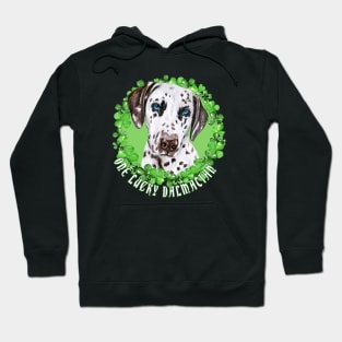 One Lucky Dalmatian Funny St. Patrick Dog Hoodie